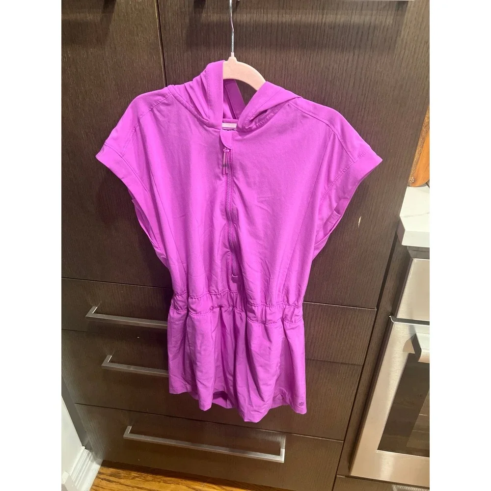 Athleta‎ girl romper purple size medium 8-10